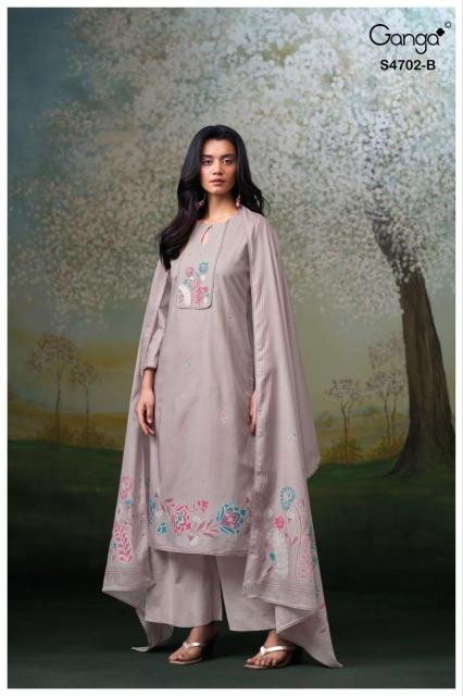 Ganga garvika 4702 ladies dress materials wholesale near me